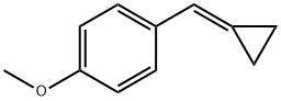 Benzene, 1-(cyclopropylidenemethyl)-4-methoxy- Struktur