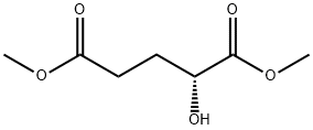 Pentanedioic acid, 2-hydroxy-, 1,5-dimethyl ester, (2R)- 化学構造式
