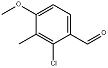 Benzaldehyde, 2-chloro-4-methoxy-3-methyl- 结构式