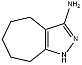 3-Cycloheptapyrazolamine,  1,4,5,6,7,8-hexahydro- Structure