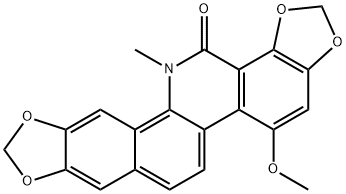 [1,3]Benzodioxolo[5,6-c]-1,3-dioxolo[4,5-i]phenanthridin-14(13H)-one, 5-methoxy-13-methyl-