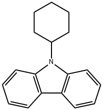 9H-Carbazole, 9-cyclohexyl- Struktur