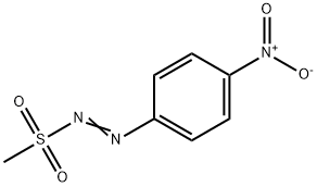 Diazene, 1-(methylsulfonyl)-2-(4-nitrophenyl)- Struktur