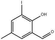 Benzaldehyde, 2-hydroxy-3-iodo-5-methyl- 结构式