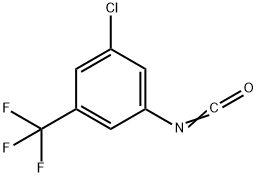 Benzene, 1-chloro-3-isocyanato-5-(trifluoromethyl)- Structure