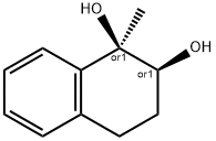 rel-1-Methyltetralin-1α*,2α*-diol Structure