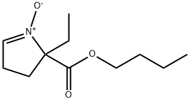 2H-Pyrrole-2-carboxylicacid,2-ethyl-3,4-dihydro-,butylester,1-oxide(9CI) 化学構造式