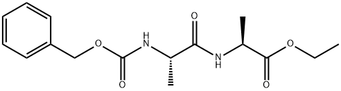 L-Alanine, N-[(phenylmethoxy)carbonyl]-L-alanyl-, ethyl ester (9CI) 化学構造式