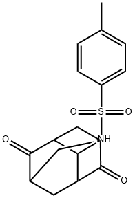N-(4,8-Dioxotricyclo[3.3.1.13,7]decan-2-yl)-4-methylbenzenesulfonamide Structure