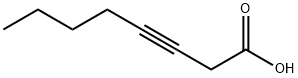 3-Octynoic acid 化学構造式