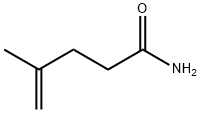 4-Methyl-4-pentenamide 化学構造式