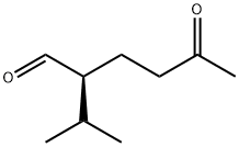 Hexanal, 2-(1-methylethyl)-5-oxo-, (2S)- Struktur