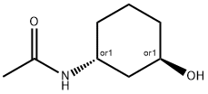 rel-N-[(1R,3R)-3-Hydroxycyclohexyl]acetamide Structure