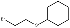 [(2-bromoethyl)sulfanyl]cyclohexane 化学構造式