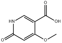 3-Pyridinecarboxylic acid, 1,6-dihydro-4-methoxy-6-oxo- Structure