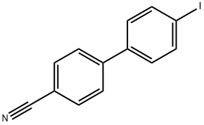 [1,1'-Biphenyl]-4-carbonitrile, 4'-iodo- Structure