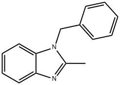 1H-Benzimidazole, 2-methyl-1-(phenylmethyl)-,5805-83-4,结构式