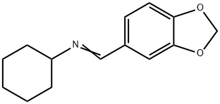 Cyclohexanamine, N-(1,3-benzodioxol-5-ylmethylene)-|