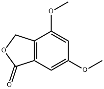 4,6-ジメトキシフタリド 化学構造式