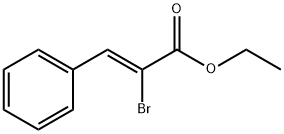 2-Propenoic acid, 2-bromo-3-phenyl-, ethyl ester, (2Z)- Structure