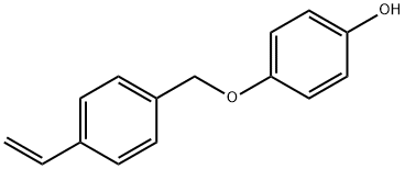 Phenol, 4-[(4-ethenylphenyl)methoxy]- Structure