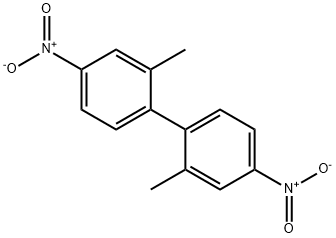 1,1'-Biphenyl, 2,2'-dimethyl-4,4'-dinitro- Structure
