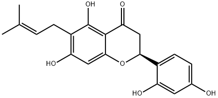 柘树二氢黄酮B, 597542-74-0, 结构式