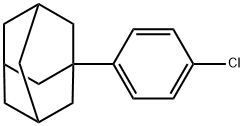 Tricyclo[3.3.1.13,7]decane, 1-(4-chlorophenyl)- Struktur