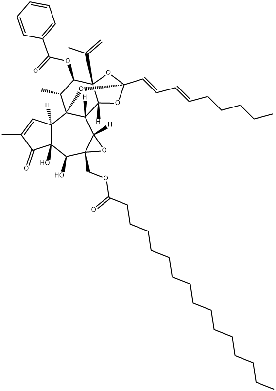 12β-(Benzoyloxy)-22,23,24,25-tetradehydrosimplexin 20-hexadecanoate,60195-68-8,结构式