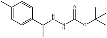 叔-丁基 2-(1-(P-甲苯基)乙基)肼甲酸基酯 结构式