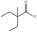 Butanoyl chloride, 2-ethyl-2-methyl- Structure