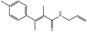 N-Allyl-α,β,4-trimethylcinnamamide Structure