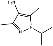 3,5-二甲基-1-(丙烷-2-基)-1H-吡唑-4-胺,60706-59-4,结构式