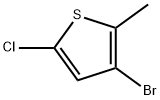 3-溴-5-氯-2-甲基噻吩, 61074-71-3, 结构式