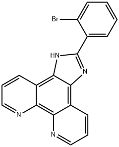 2-(2-broMophenyl)iMidazole[4,5f][1,10]phenanthroline Structure