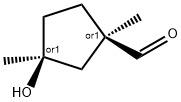 시클로펜탄카르복스알데히드,3-히드록시-1,3-디메틸-,(1R,3S)-rel-(9CI)