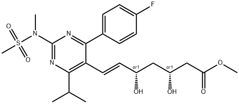 Rosuvastatin (3S,5R)-Isomer Methyl Ester,615263-54-2,结构式