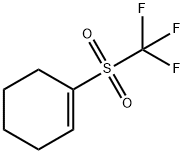 Cyclohexene, 1-[(trifluoromethyl)sulfonyl]- Structure