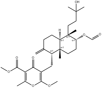 コレトトリキンB 化学構造式