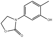 2-Oxazolidinone, 3-(3-hydroxy-4-methylphenyl)- Structure