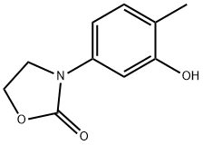 3-(3-羟基-4-甲基苯基)噁唑烷-2-酮, 62072-61-1, 结构式