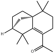 1-[[(2S)-1,3,4,5,6,7-Hexahydro-1,1,5,5-tetramethyl-2H-2α,4aα-methanonaphthalen]-8-yl]ethanone 结构式