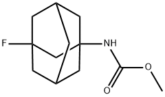 Carbamic acid, (3-fluorotricyclo[3.3.1.13,7]dec-1-yl)-, methyl ester (9CI) Struktur