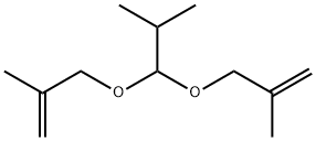 1-Propene, 3,3'-[(2-methylpropylidene)bis(oxy)]bis[2-methyl- Structure