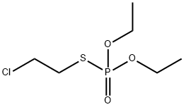 Phosphorothioic acid, S-(2-chloroethyl) O,O-diethyl ester Struktur