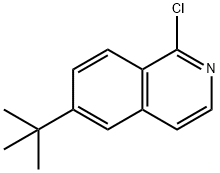 Isoquinoline, 1-chloro-6-(1,1-dimethylethyl)- Struktur