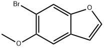 Benzofuran, 6-bromo-5-methoxy- Struktur