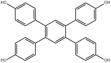 [1,1':2',1''-Terphenyl]-4,4''-diol, 4',5'-bis(4-hydroxyphenyl)- Structure