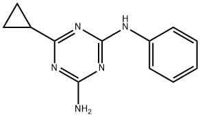 6-cyclopropyl-2-N-phenyl-1,3,5-triazine-2,4-diamine Structure