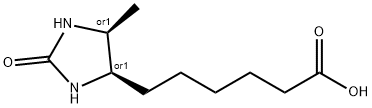 D-脱硫生物素消旋体 结构式